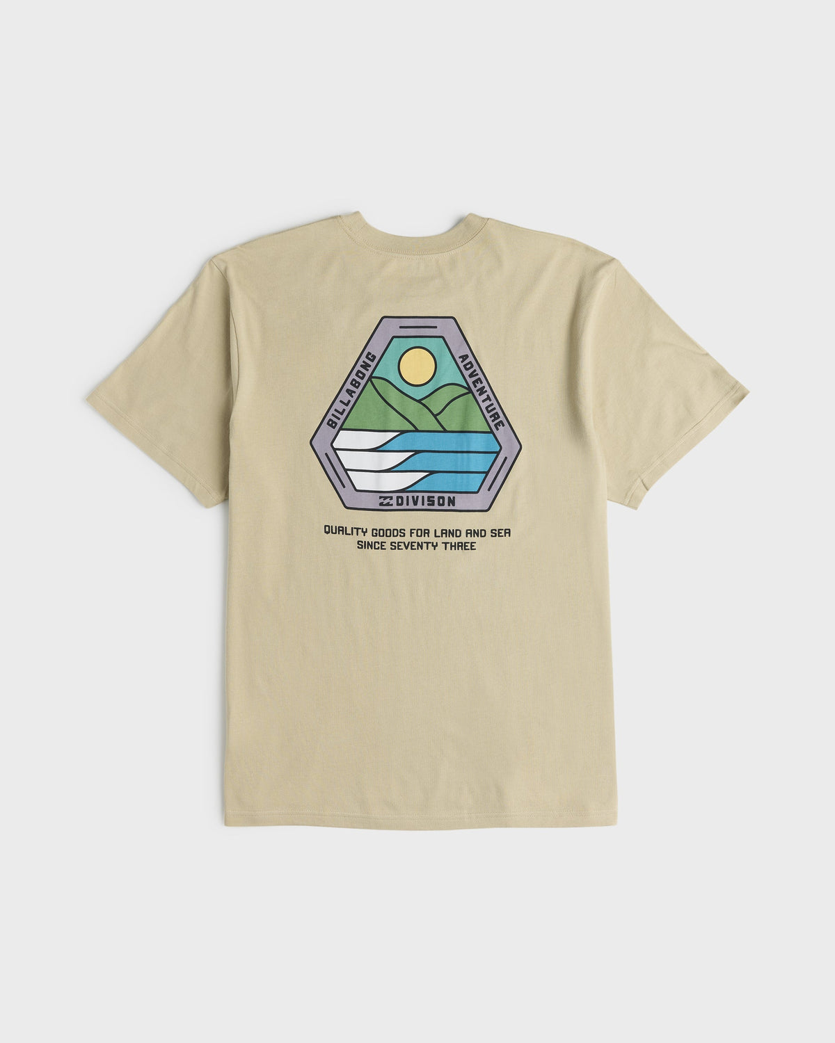 A/Div Rockies Premium Short Sleeve Knit T-Shirt - Sand Khaki