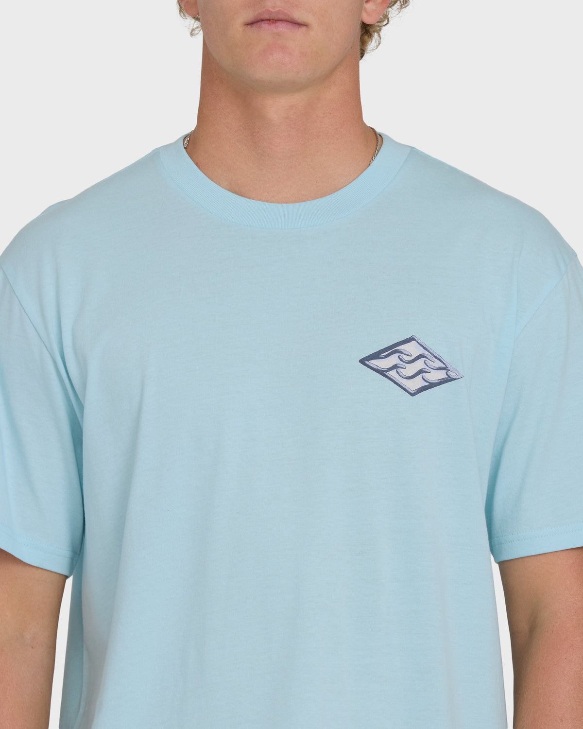 Dim Arch Premium Short Sleeve Knit T-Shirt - Coastal Blue